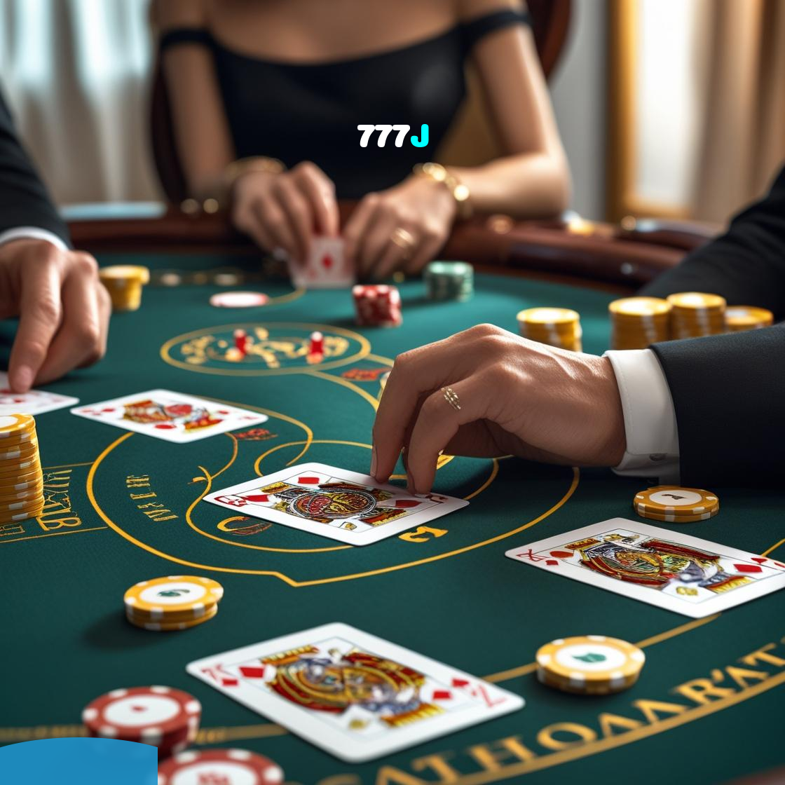 777J:Mostre sua habilidade nas mesas de poker e vença os adversários!