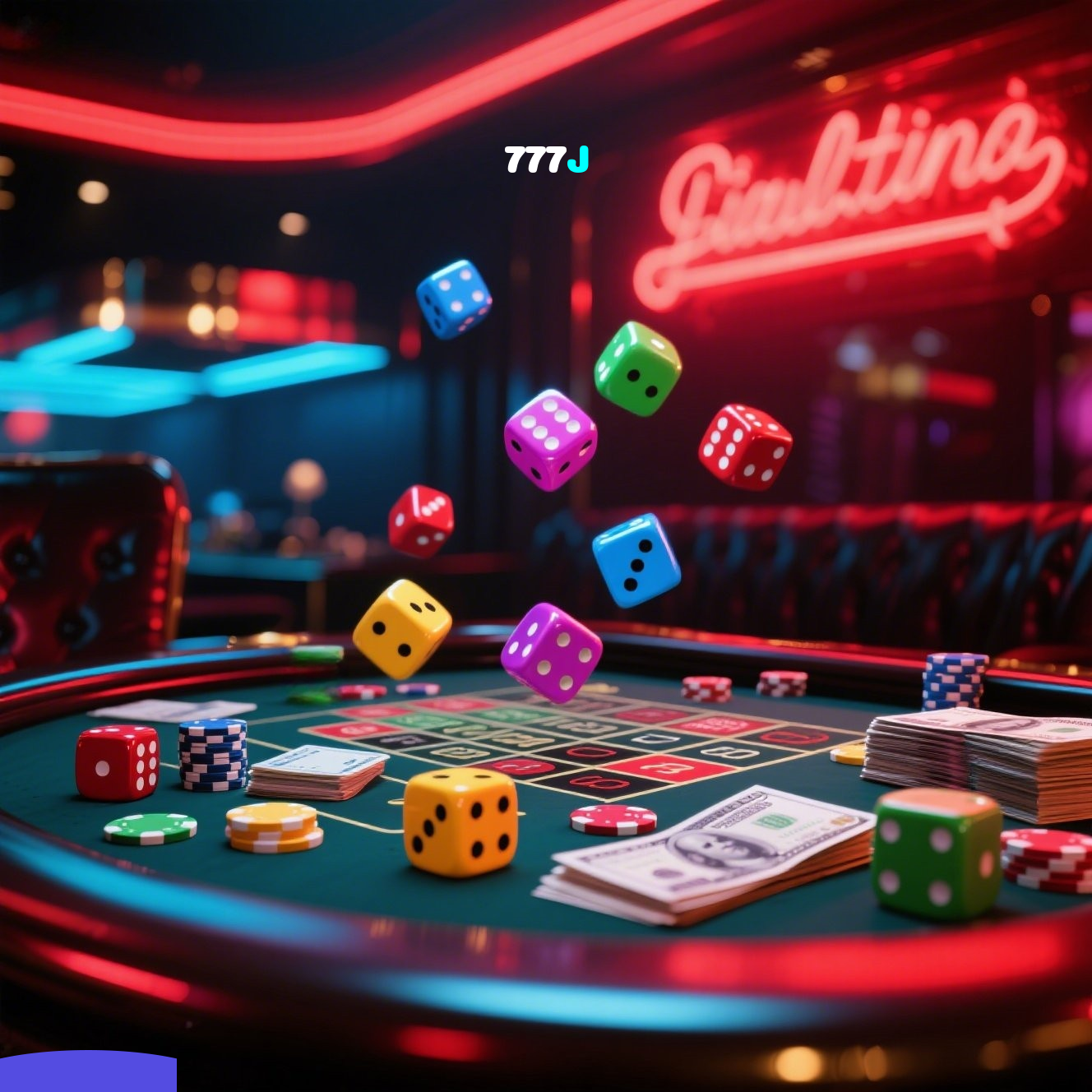 777J:Apostas no futebol e grandes vitórias em roleta e blackjack!