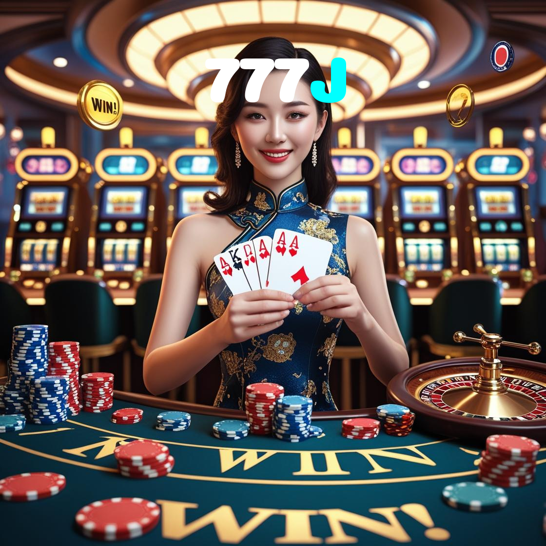 777J:Aposte nas mesas de poker e mostre quem é o mestre das cartas!